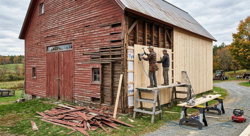 Barn Siding Replacement in Stamford, CT