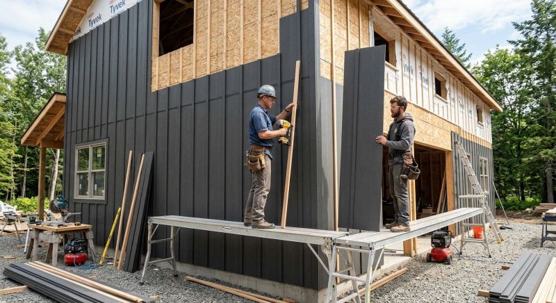 Batten Siding Installation in Boston, MA