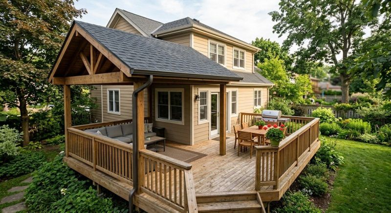 Deck Roof Construction in Nashua, NH