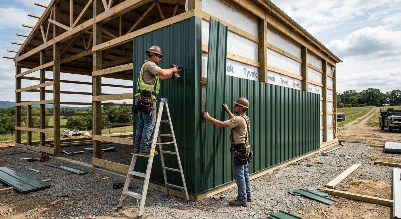 Metal Barn Siding Installation in Stamford, CT