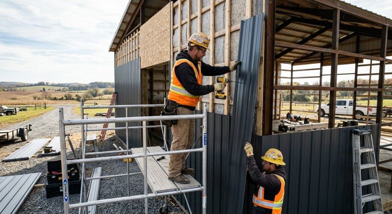 Metal Barn Siding Installation in Norwalk, CT