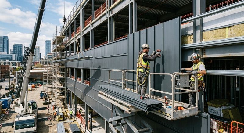 Metal Cladding Installation in Boston, MA