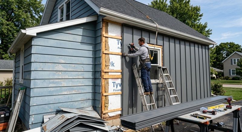Metal Siding Replacement in Boston, MA
