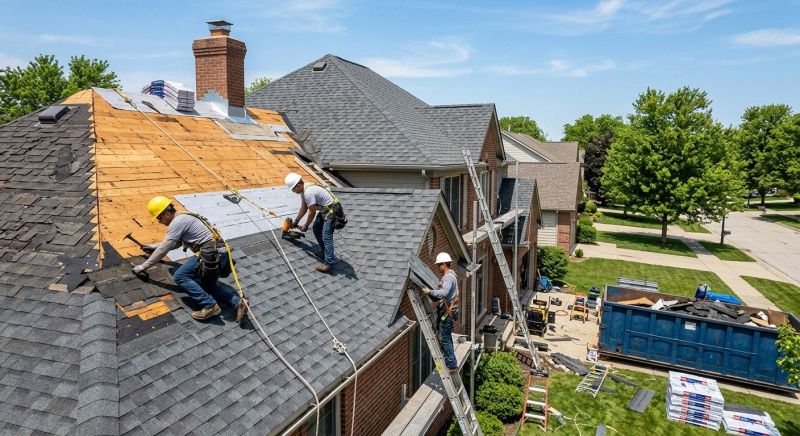 Roof Reshingling in Manchester, NH