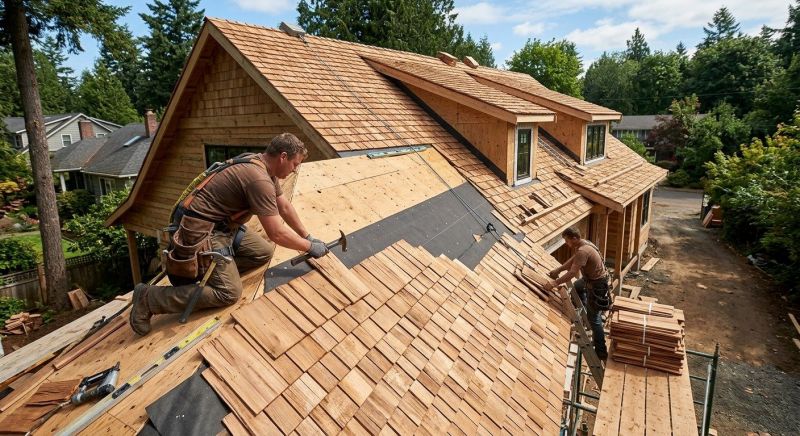 Wood Roofing Installation in Fredericksburg, VA