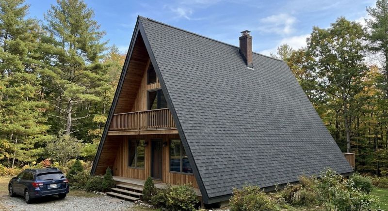 A Frame Roof Installation in Warwick, RI