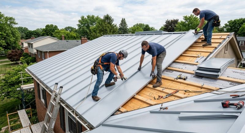 Aluminum Roof Installation in Fredericksburg, VA