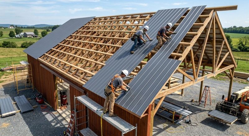 Barn Roof Installation in Alexandria, VA