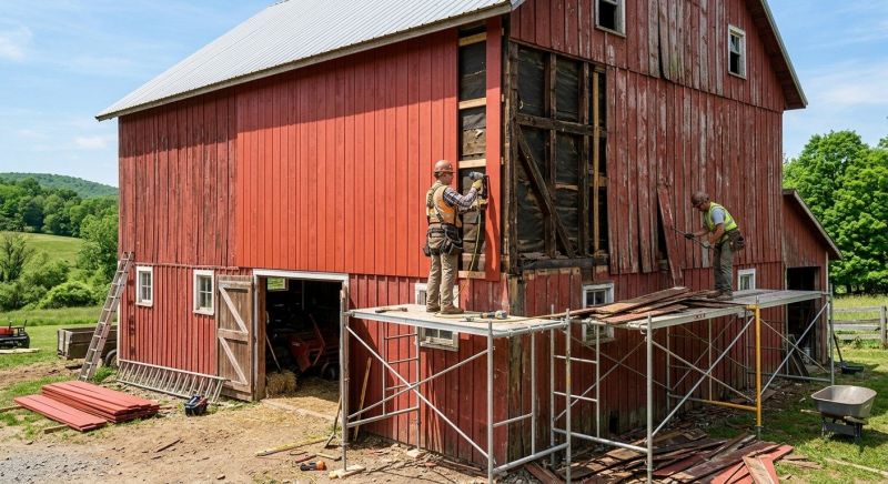 Barn Siding Replacement in Norwalk, CT