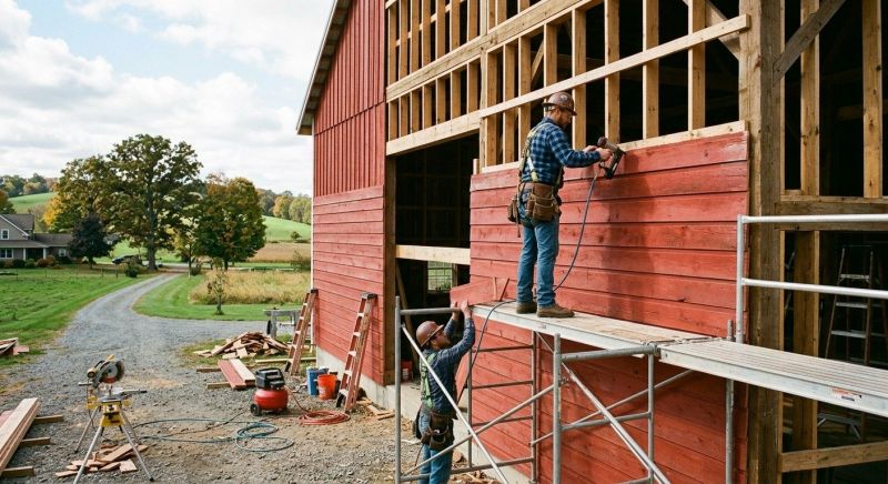 Barn Wood Siding Installation in Norwalk, CT