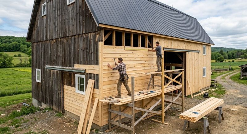 Barn Wood Siding Installation in Fairfield County, CT