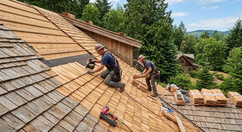 Cedar Roof Construction in Alexandria, VA