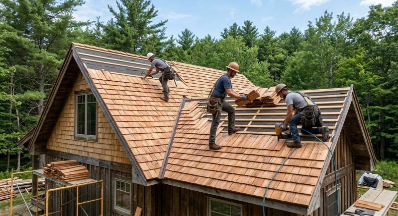 Cedar Roof Installation in Fredericksburg, VA
