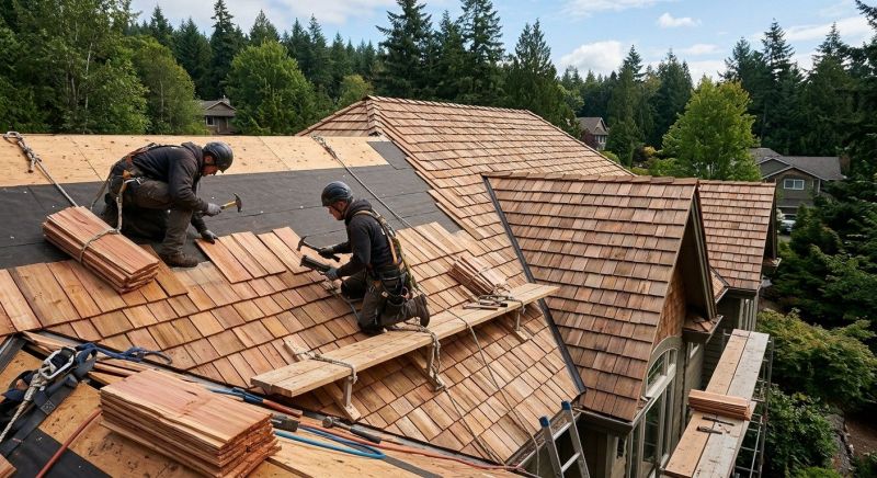 Cedar Roof Installation in Alexandria, VA