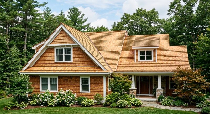 Cedar Shake Roof Construction in Fredericksburg, VA