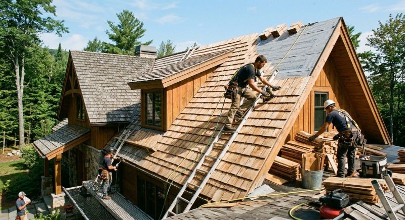 Cedar Shingles Replacement in Fredericksburg, VA