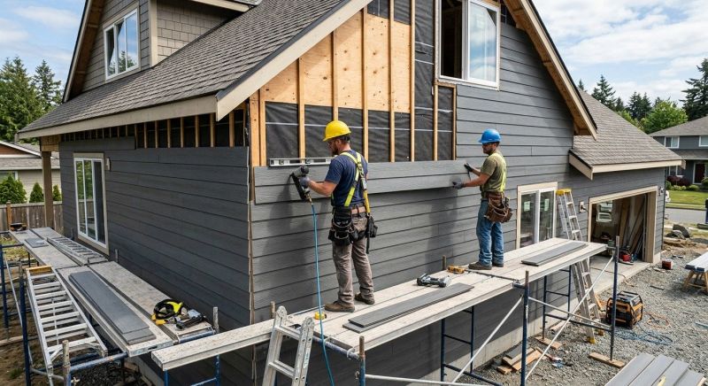 Cement Siding Installation in Boston, MA