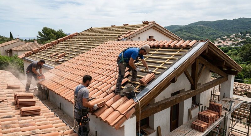 Clay Tile Roofing Installation in Fredericksburg, VA