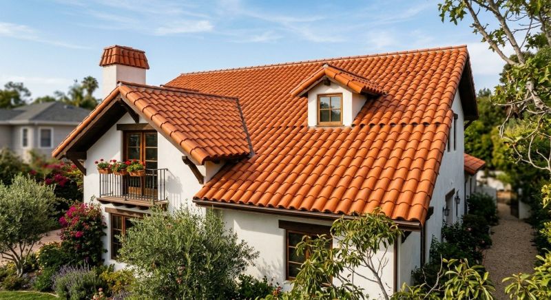 Clay Tile Roofing Installation in Fredericksburg, VA