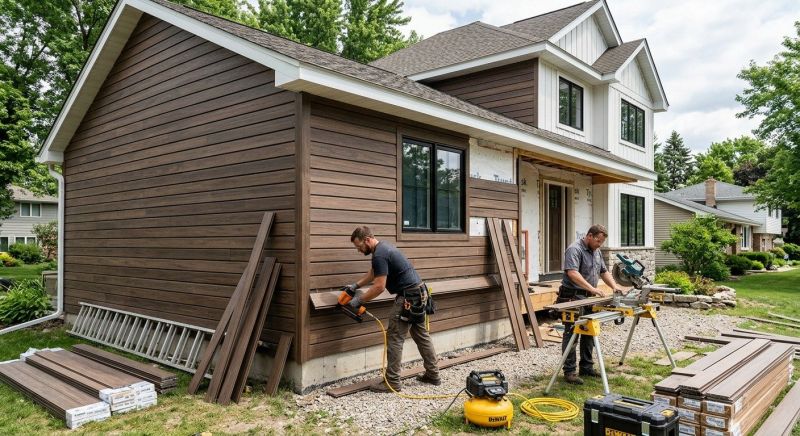 Composite Siding Installation in Boston, MA