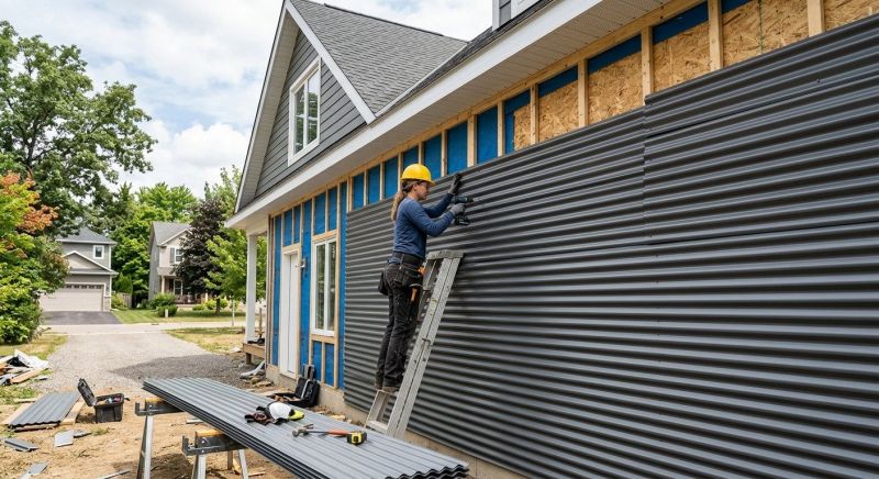 Corrugated Siding Installation in Stamford, CT