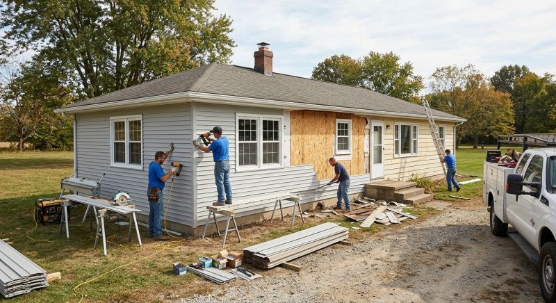 Damaged Siding Replacement in West Hartford, CT