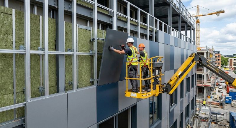 Facade Cladding Installation in Fairfield County, CT