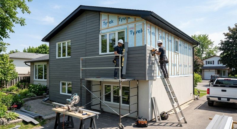 Facade Cladding Installation in Stamford, CT