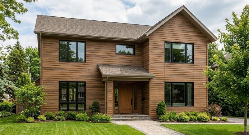 Faux Wood Siding Installation in Norwalk, CT
