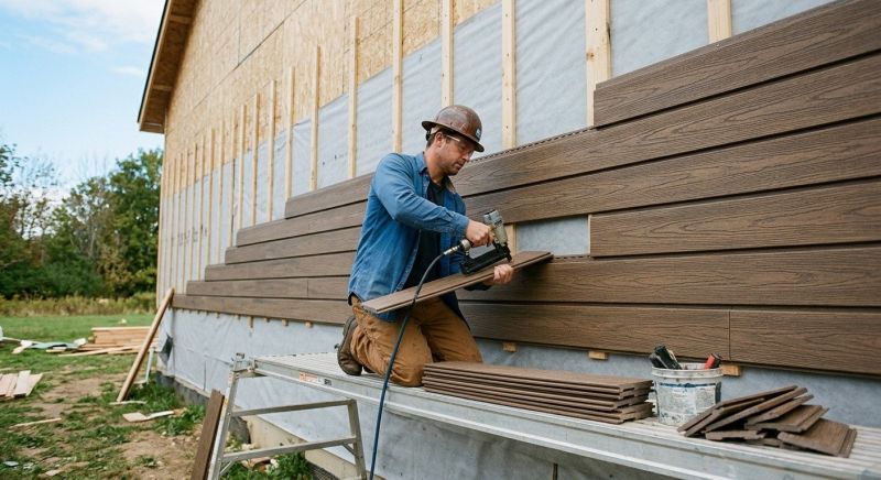 Faux Wood Siding Installation in Fairfield County, CT
