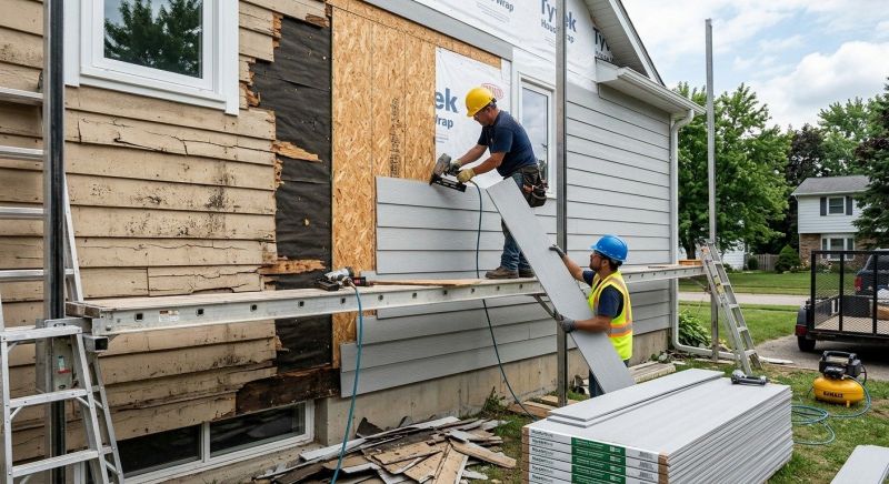 Fiber Siding Installation in Boston, MA