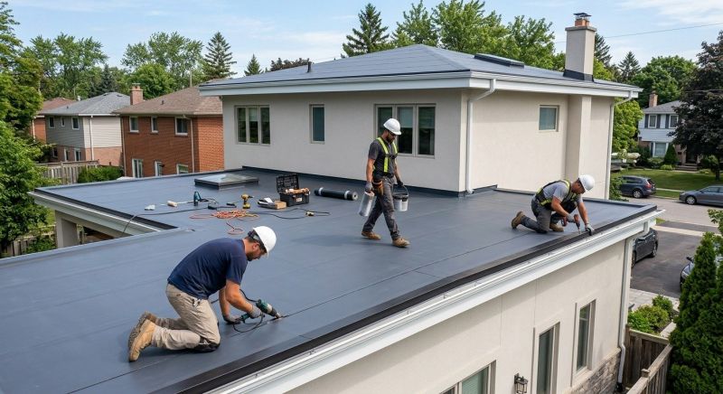 Flat Roof Construction in Fredericksburg, VA