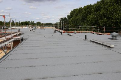 Flat Roof Construction in Naperville, IL