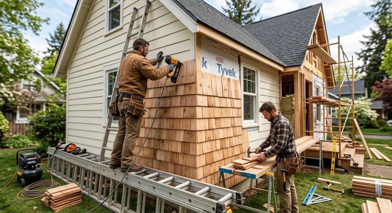 Hardwood Siding Installation in Boston, MA