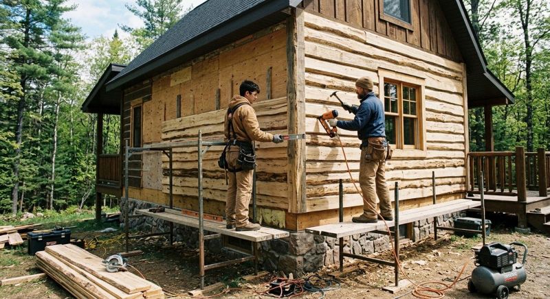 Log Siding Replacement in Fairfield County, CT