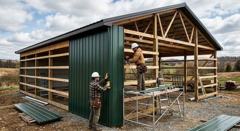 Metal Barn Siding Installation in Stamford, CT