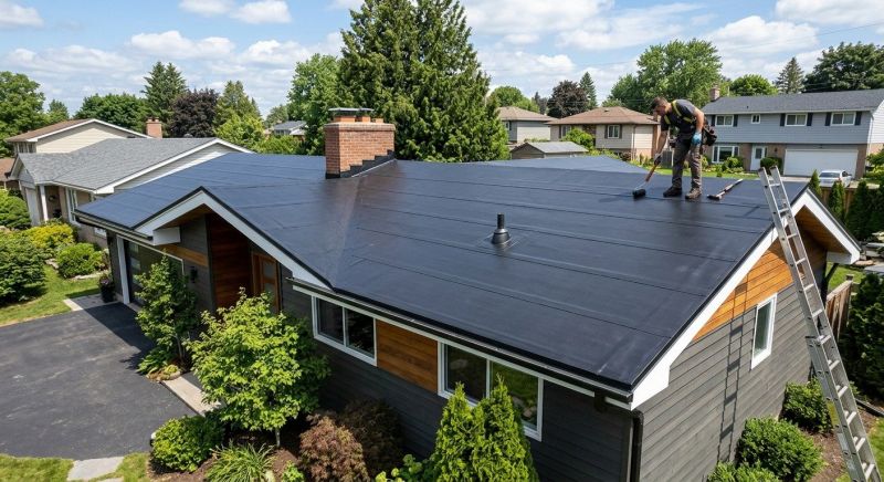 Rubber Roof Installation in Fredericksburg, VA