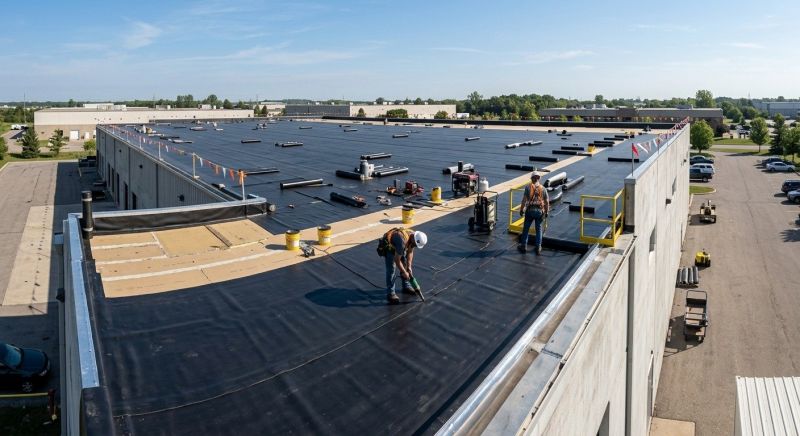 Rubber Roof Installation in Naperville, IL