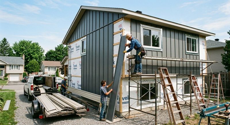 Sheet Metal Siding Replacement in Boston, MA