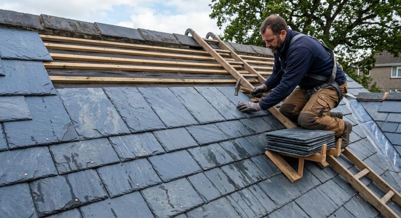 Slate Roof Construction in Fredericksburg, VA