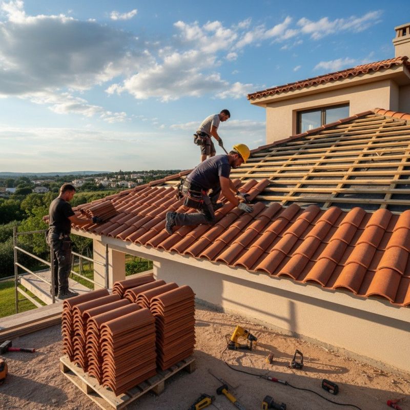 Spanish Tile Roof Replacement in Alexandria, VA