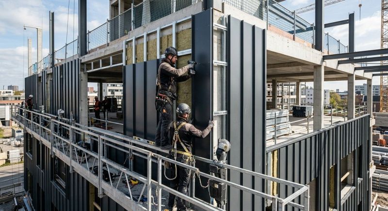 Steel Cladding Installation in Boston, MA