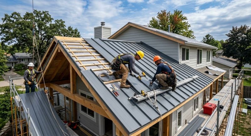 Steel Roof Installation in Fredericksburg, VA