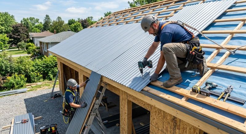 Tin Roof Installation in Fredericksburg, VA