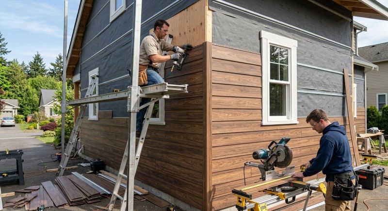 Wood Barn Siding Installation in Boston, MA