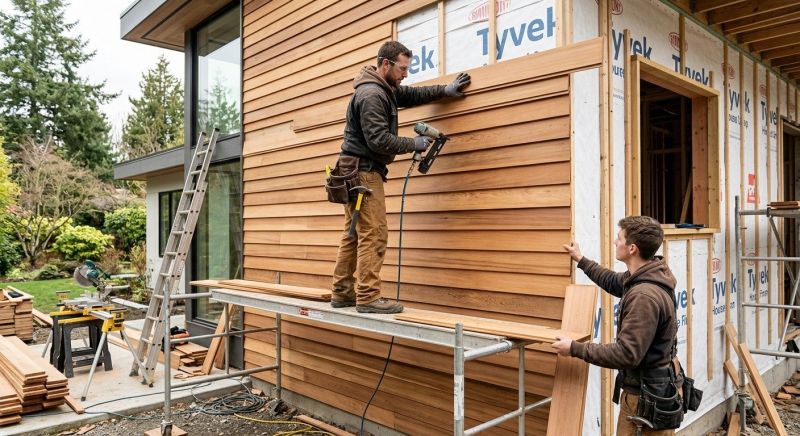 Wood Cladding Installation in Fairfield County, CT