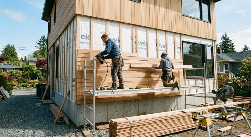Wood Plank Siding Installation in Norwalk, CT