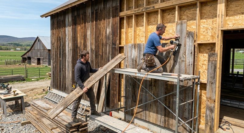 Wood Plank Siding Installation in Fairfield County, CT