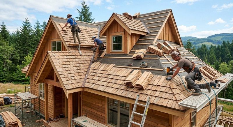 Wood Roofing Installation in Fredericksburg, VA