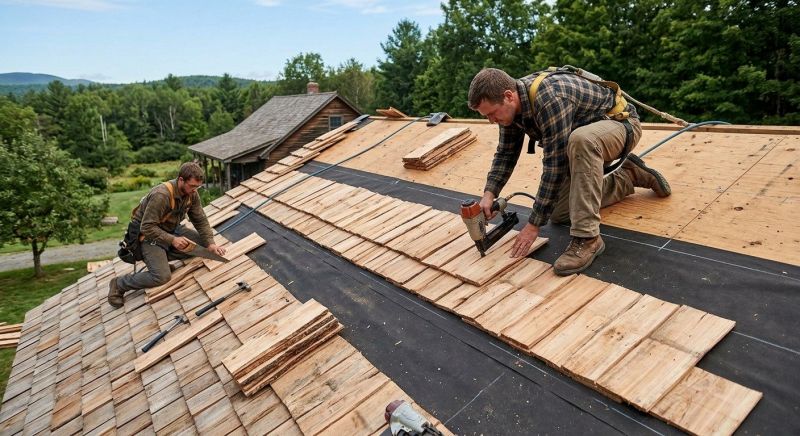 Wood Roofing Installation in Alexandria, VA